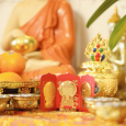 Phù Tây Phương Tam Thánh Phật (chùa Hàn Quốc phát hành)